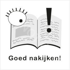 ZW/W - Goed nakijken!