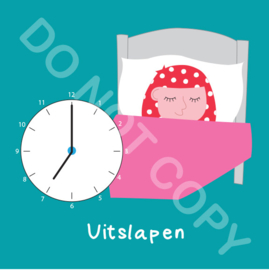 Uitslapen 7 uur Mia (act.)