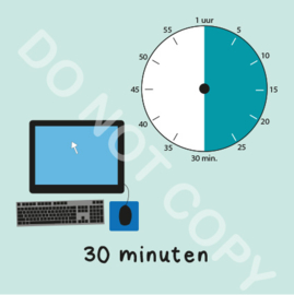 Computer tijden 30 min - M