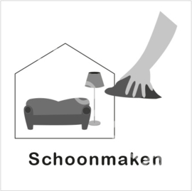 ZW/W - Woonkamer schoonmaken