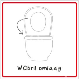 WCbril omlaag (HR)