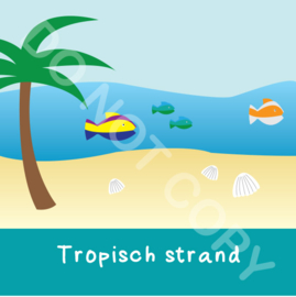 Tropisch strand (act.)