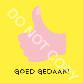 GOED GEDAAN! (O)