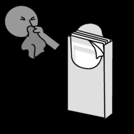 13.047 Zakdoek/ tissues/ neus snuiten