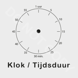 ZW/W - Klok/Tijdsduur - Middag