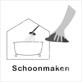 ZW/W - Badkamer schoonmaken