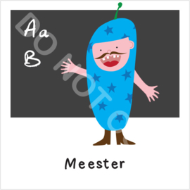 Meester - blauw (S)