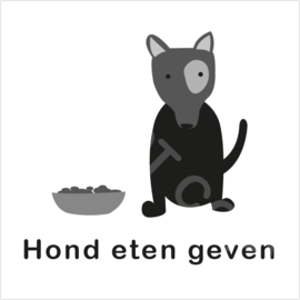 ZW/W - Hond eten geven