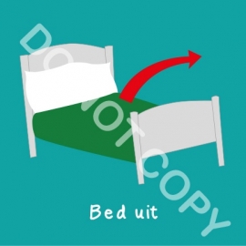Bed uit (act.)