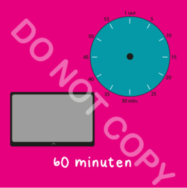 Tablet/I-Pad tijden 60 min (BT) - R