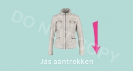 Jas aantrekken - M