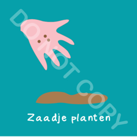 Zaadje planten buiten (act.)