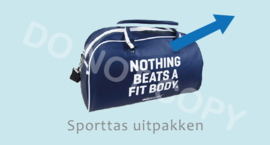 Sporttas uitpakken - J