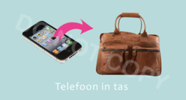 Telefoon in tas - M