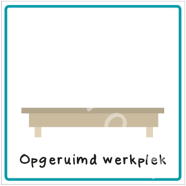 Opgeruimde werkplek (LM)