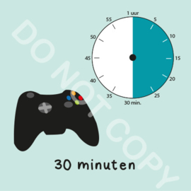 Game tijden 30 min (BT) - M