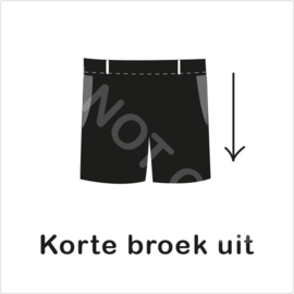 ZW/W - Korte broek uit