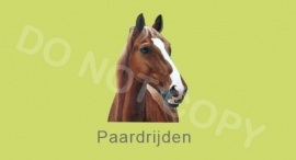 Paardrijden - J
