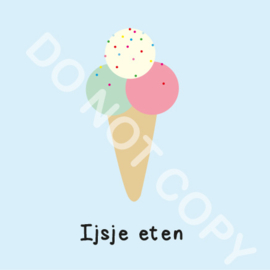 Ijsje eten (M)