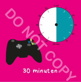Game tijden 30 min (BT) - R