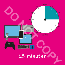 Beeldschermtijd 15 min (BT) - R
