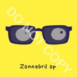 Zonnebril op (O)