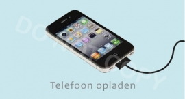 Telefoon opladen - J