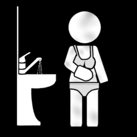 13.017 Wassen vrouw