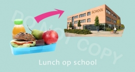 Lunch op school - M