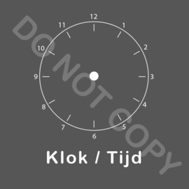 ZW/W - Klok/Tijd - Avond