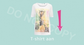 T-Shirt KM aan - M