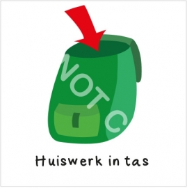 Huiswerk in tas (S)