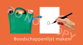 Boodschappenlijst maken - T/V