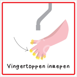 Stap 4 - Vingertoppen inzepen - HR