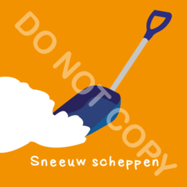 Sneeuw scheppen (K)