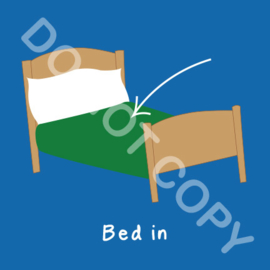 Bed in (A)