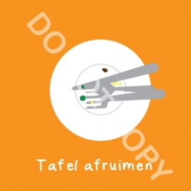 Tafel afruimen (K)