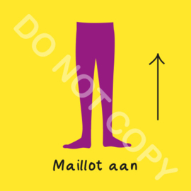 Maillot aan (O)
