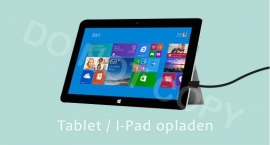 Tablet / I-Pad opladen - M