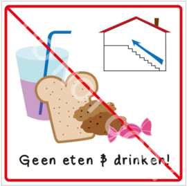 Geen eten & drinken boven! (HR)