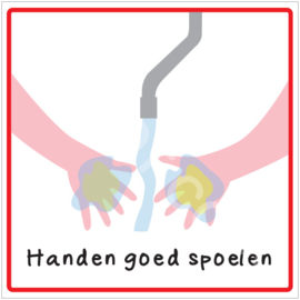 Stap 7. Handen goed spoelen - HR