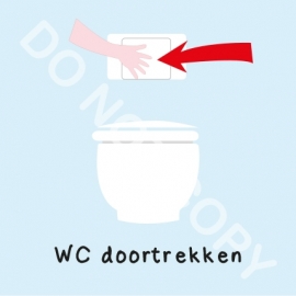 WC doortrekken (M)