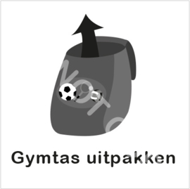 ZW/W - Gymtas uitpakken