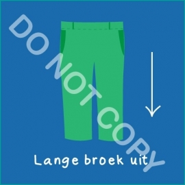 Lange broek uit (A)