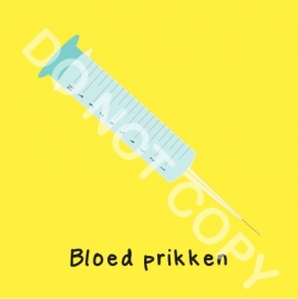 Bloed prikken (O)