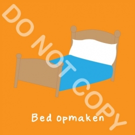 Bed opmaken (K)