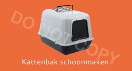 Kattenbak schoonmaken - T/V