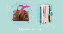 Agenda uit tas - M