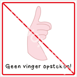 Geen vinger opsteken! (HR)