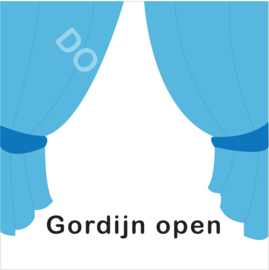 BASIC - Gordijn open